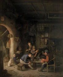 Bauern in einer Herberge